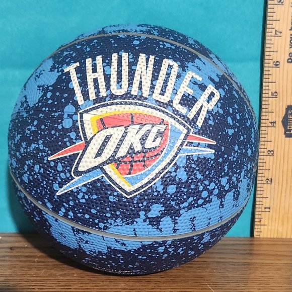 Blue/Black OKC Thunder 7.5 Inch Basketball - Picture 1 of 1